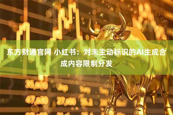 东方财通官网 小红书：对未主动标识的AI生成合成内容限制分发